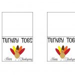 Turkey Toes Treat Bags {Free Printable} | Thanksgiving | Pinterest   Free Printable Turkey