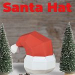 Tutorial: Make A Diy Santa Hat (With Free Template | Paper Models   Free Printable Santa Hat Patterns