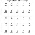 Two Digit Subtraction Worksheets   Free Printable Subtraction Worksheets For 2Nd Grade