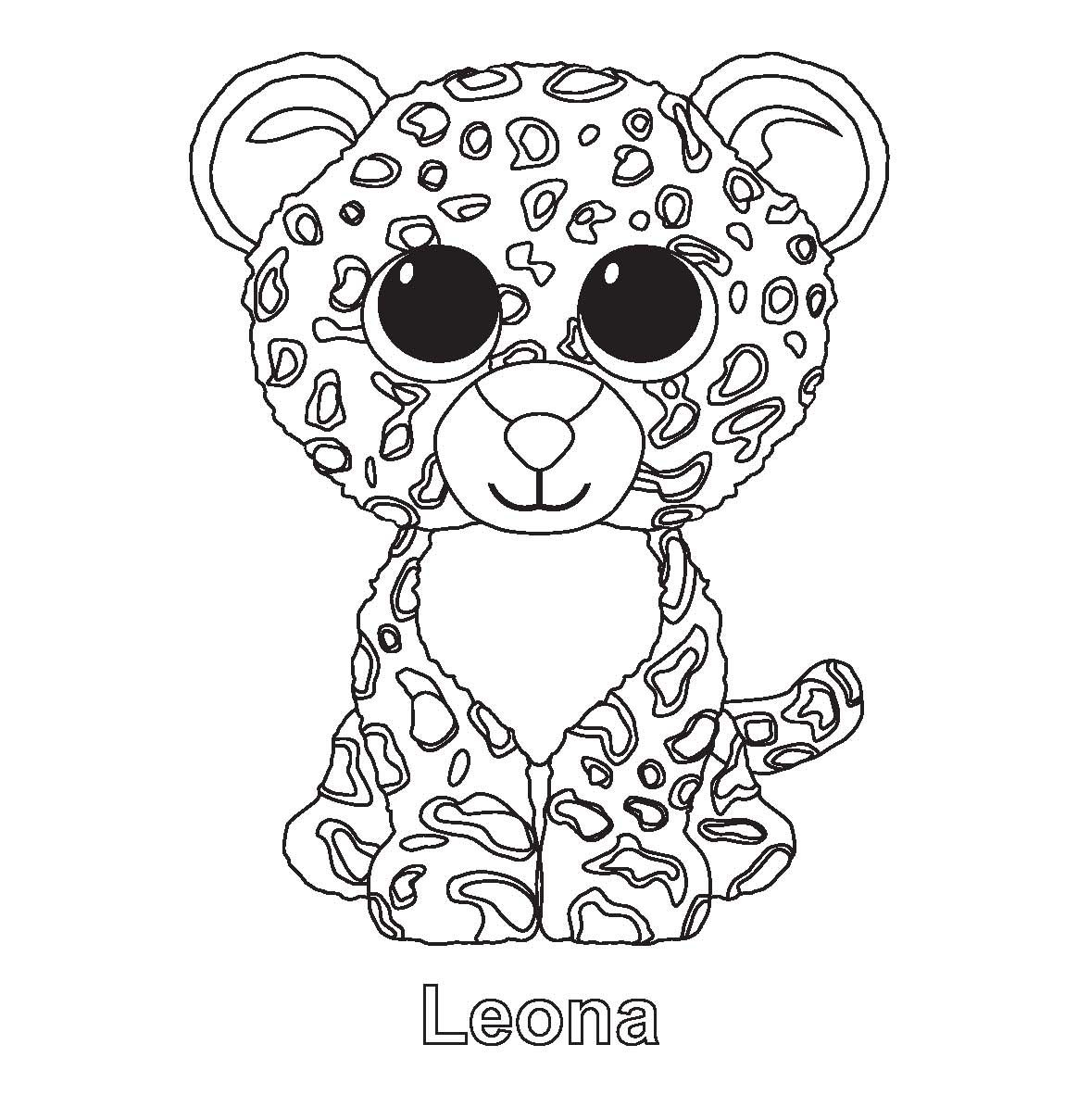 Ty Beanie Boo Coloring Pages Download And Print For Free | Pet Party - Free Printable Beanie Boo Coloring Pages