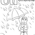 U Is For Umbrella Coloring Page | Free Printable Coloring Pages   Free Printable Letter U Coloring Pages