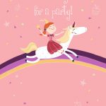 Unicorn   Free Printable Birthday Invitation Template | Greetings   Free Stork Party Invitations Printable