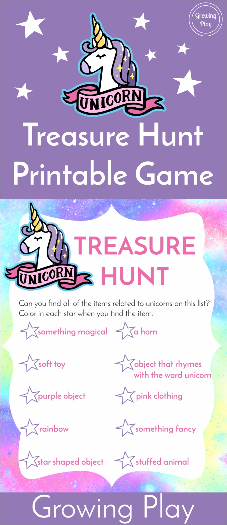 unicorn treasure hunt game