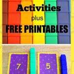 Unifix Cubes Activities Plus Free Printables | Snap Cards | Math   Free Printable Snap Cards