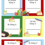 Unique Name Labels For School Books Templates | Www.pantry Magic   Free Printable File Folder Labels