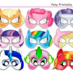 Unique Pony Printable Masks, Party Mask, | Holidaypartystar   Free My Little Pony Printable Masks
