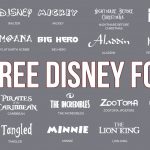 Updated: 59 Free Disney Fonts (March 2019 Edition)   Free Printable Disney Font Stencils