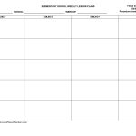 Use This Blank 8 Part Lesson Plan Template Every Time That You Need   Free Printable Lesson Plan Template