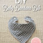 Use This Free Pattern And Step By Step Guide To Make An Adorable   Free Printable Baby Bandana Bib Pattern