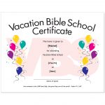 Vacation Bible School Certificate Templates   Condo Financials   Free Printable Vacation Bible School Materials
