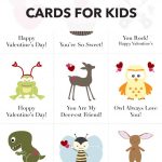 Valentines Day Cards For Kids: Free Printable Download | Kenarry   Free Printable Valentine Cards For Kids
