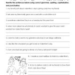 Valentine's Day Grammar (Free Worksheet For 3Rd Grade And Up   Free Printable Grammar Worksheets