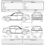 Vehicle Inspection Form Template | Rota Template   Free Printable Car Template