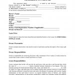 Vehicle Lease Agreement Template Free | Lostranquillos   Free Printable Vehicle Lease Agreement