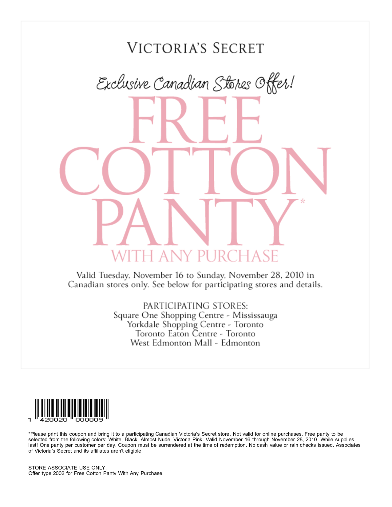 Victorias Secret Coupons Code 2017 | Printable Coupons Online - Free Printable Coupons 2017