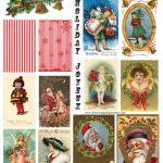 Vintage Cards Free | Free Vintage Digital Stamps**: Free Vintage   Free Printable Christmas Photo Collage