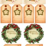 Vintage Christmas Gift Tags | Vintage Printables | Christmas Gift   Free Printable Vintage Christmas Pictures