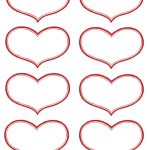 Vintage Valentine Printable   Antique Heart Labels | Download   Free Printable Heart Labels