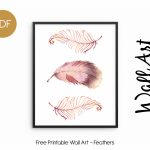 Wall Art Addiction | Feathers   Free Printable Art Pictures