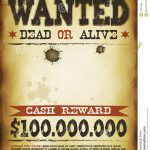 Wanted Vintage Western Poster Stock Vector   Illustration Of Boys   Free Printable Wanted Poster Old West