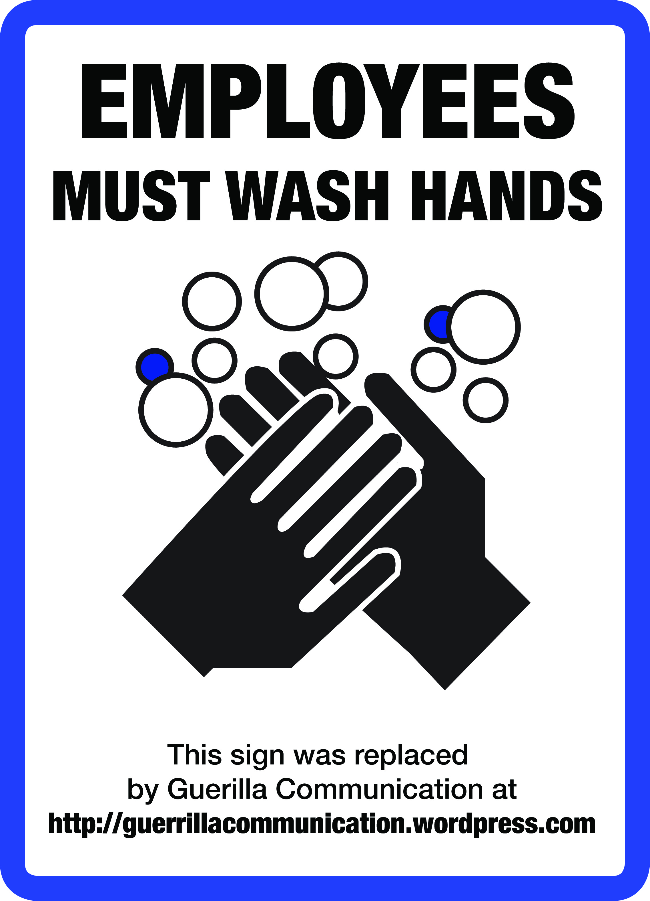 Free Wash Your Hands Signs Printable - Free Printable