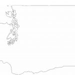 Washington State Outline Map Free Download   Free Printable Map Of Washington State