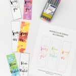 Watercolor Spring Bookmarks Free Printable ~ Daydream Into Reality   Free Printable Spring Bookmarks