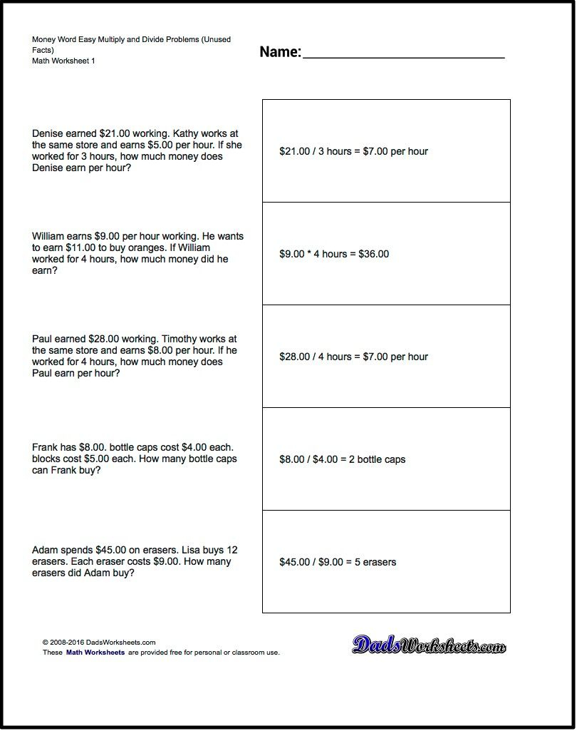 We Have Addition, Subtraction, Multiplication And Division Word - Free Printable Division Word Problems Worksheets For Grade 3