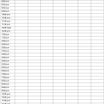 Weekly Planner: 30 Minute Intervals – Learning Center Free Printable   Free Printable Appointment Sheets