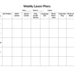 Weekly Preschool Planner Free Printable Lesson Plan Tem ~ Takemetoearth   Free Printable Lesson Plan Template Blank