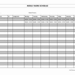 Weekly Work Schedule   Free Printable Weekly Work Schedule