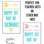 Welcome Back! First Day Of School Gift Tag Free Printable   Free Printable Toe Tags