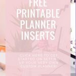 Wendaful Printable Inserts | Planner Refills   Free Printable Planner Inserts