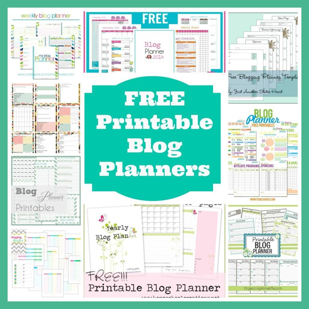 Where To Find Free Blog Planner Printables - Free Printable Blog Planner