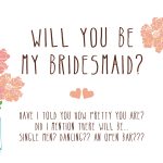Will You Be My Printable Cards Simple Will You Be My Bridesmaid   Free Printable Will You Be My Maid Of Honor Card