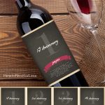 Wine Bottle Anniversary Labels Free Printable | Bloggers' Best Diy   Free Printable Wine Labels For Birthday