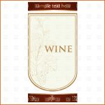 Wine Bottle With Different Blank Label Stock Illustration  Free   Free Printable Wine Labels