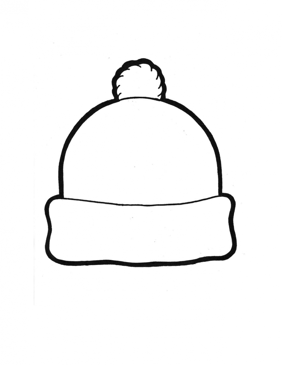 Winter Hat Template 135867 Winter Hat Coloring Page | January - Free Printable Snowman Patterns