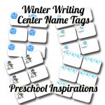 Winter Writing Center Name Tags   Preschool Inspirations   Free Printable Name Tags For Preschoolers