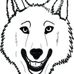 Wolf Face Coloring Pages To Print | Coloring For Kids 2018 With Free   Free Printable Wolf Face Mask