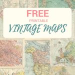 Wonderful Free Printable Vintage Maps To Download | #mcsmith Wedding   Free Printable Wedding Maps