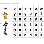Word Search For Kindergarten Printable | Free Words Worksheets For   Word Search Free Printable Easy