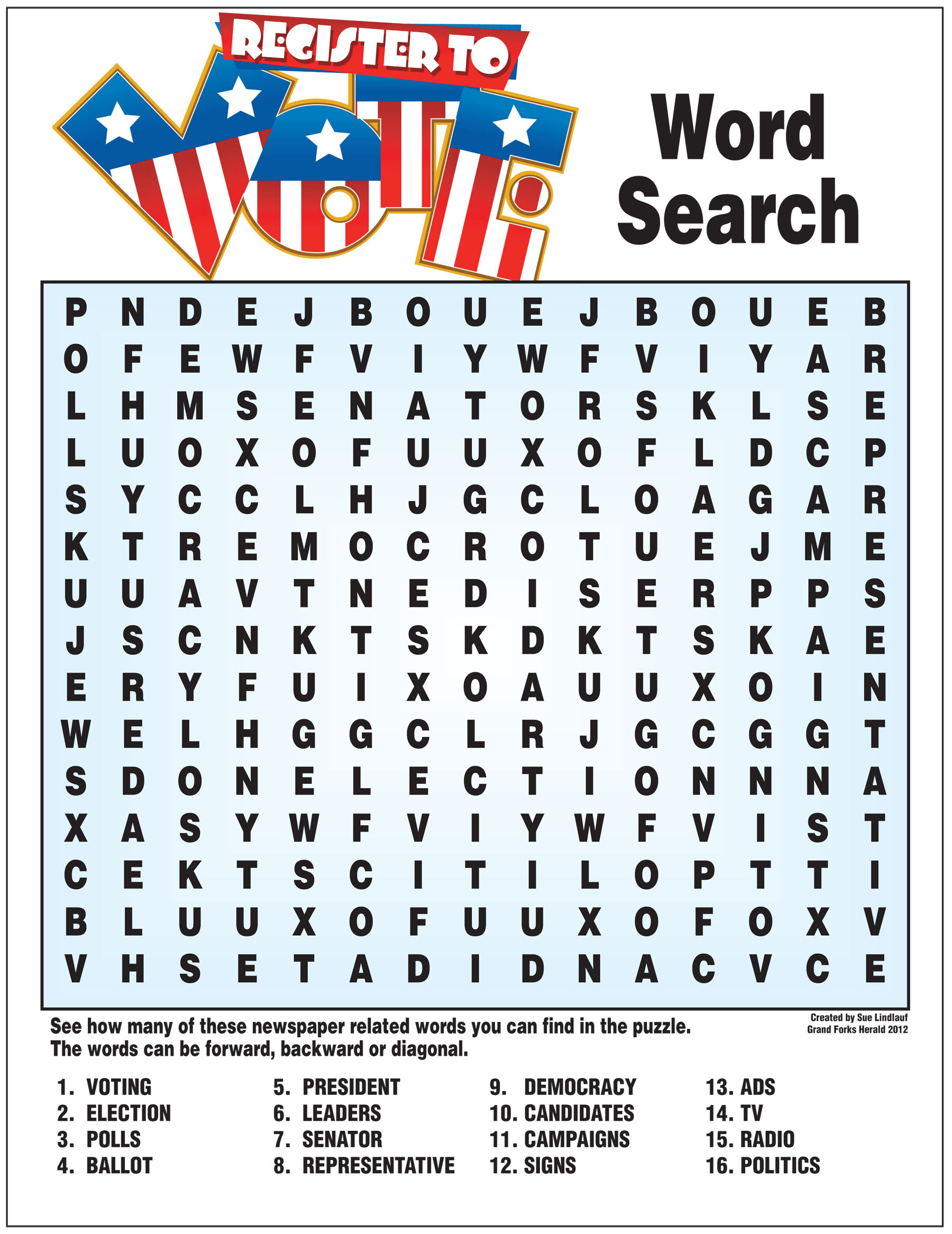 Word Search Puzzle Maker Online Free Printable Elections - Create A Wordsearch Puzzle For Free Printable