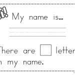 Writing Pages For Preschoolers – With Preschool Handwriting Also   Free Printable Name Worksheets For Kindergarten