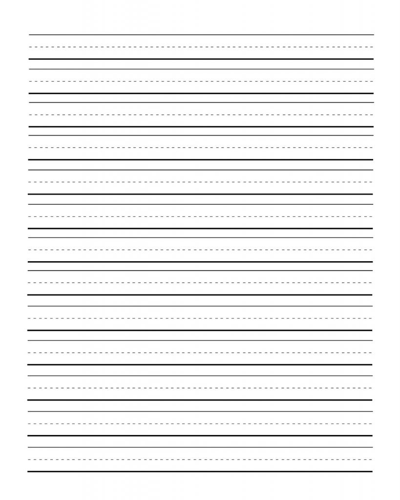 Writing Paper Template For 2Nd Grade Primary Handwriting Paper