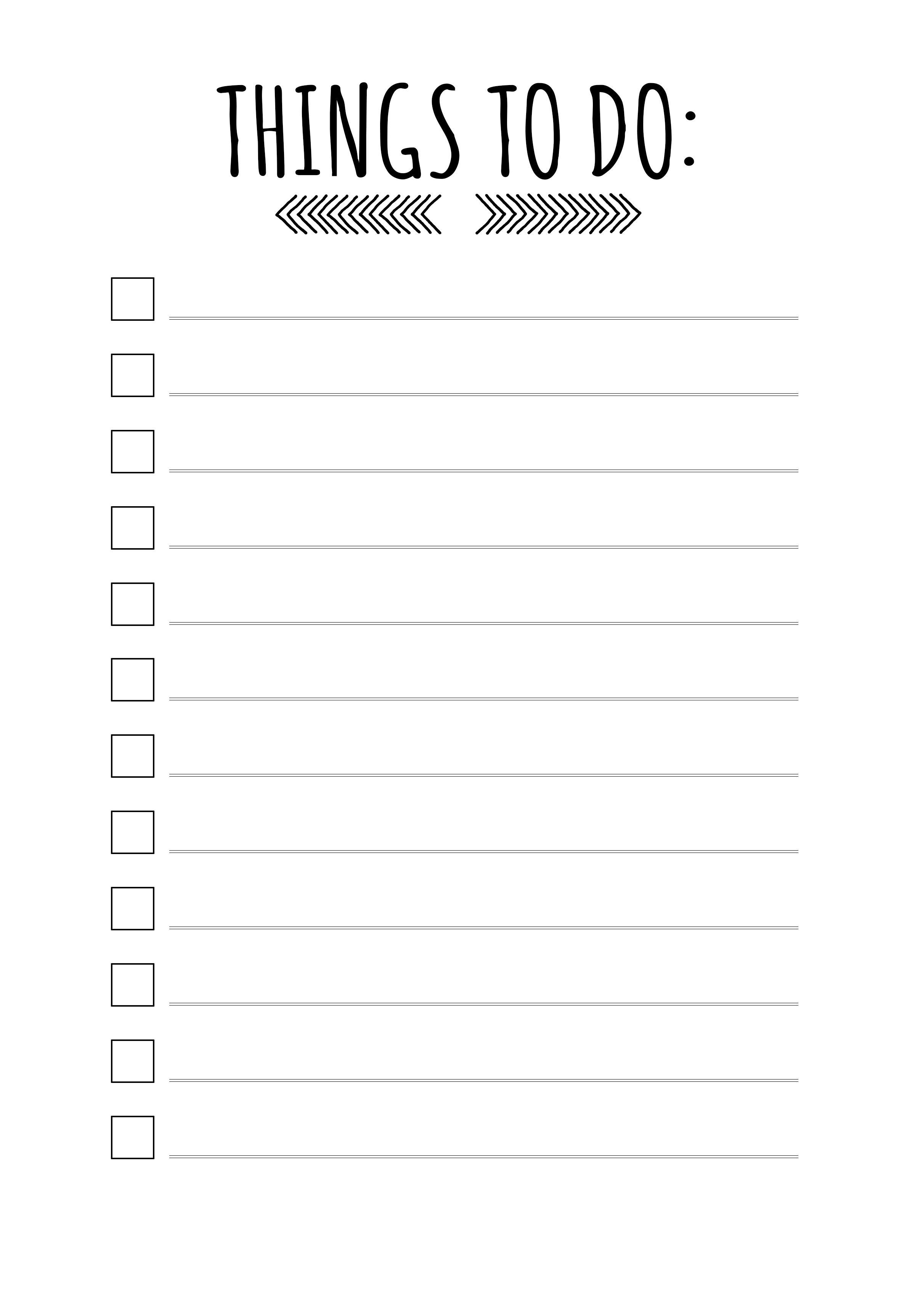 You&amp;#039;ll Want To Get Through Your To-Do List When You Have Templates - To Do List Free Printable