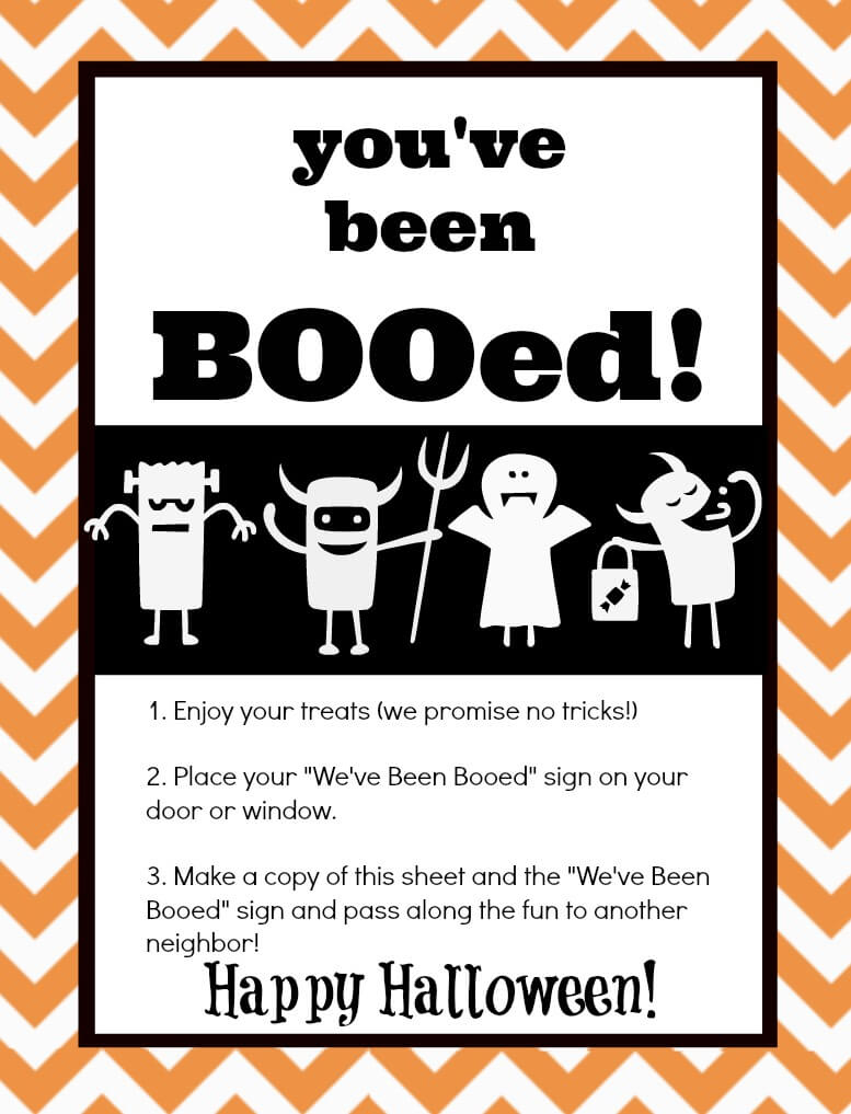 You&amp;#039;ve Been Booed! Mason Jar Gift &amp;amp; Free Printables | The Happier - You Ve Been Booed Free Printable