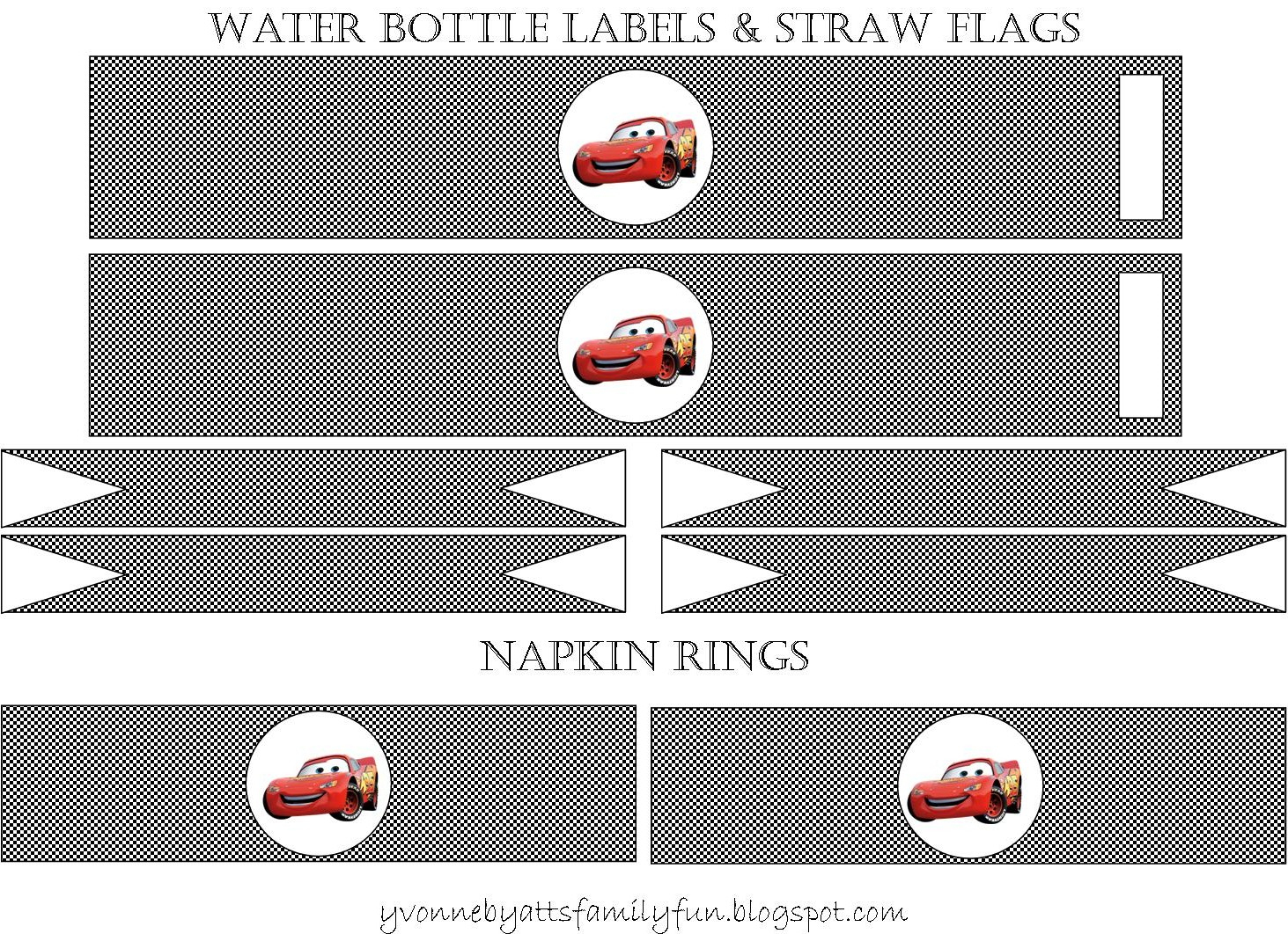 Yvonne Byatt&amp;#039;s Family Fun: Disney Cars Party Printables - Free Printable Cars Food Labels